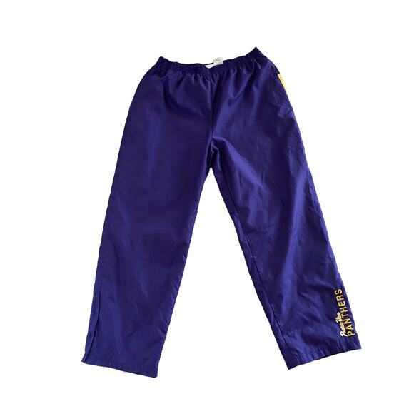 Prairie View A&M Panthers Lined Elastic Waist Track Pants XL Purple Gold zip leg - Picture 1 of 10